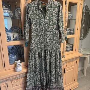 Oliphant Ana Dress Singita Green